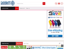 Tablet Screenshot of cartridgehp.com
